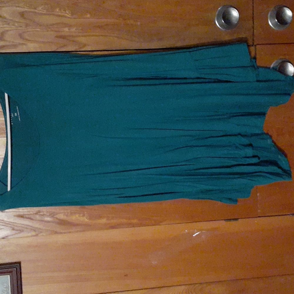 Blue green tunic